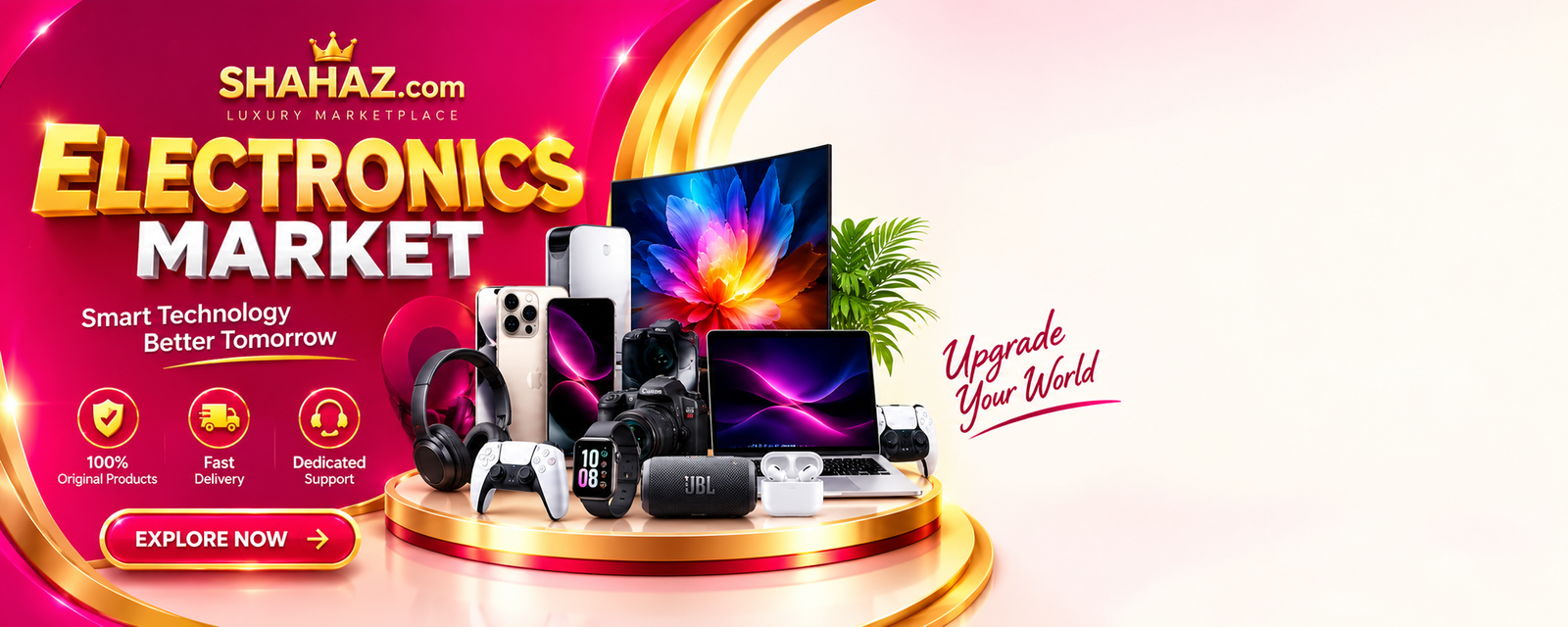 Electronic banner